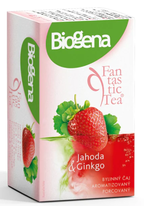 Čaj Jahoda ginkgo 40 g Fantastic Tea Biogena
